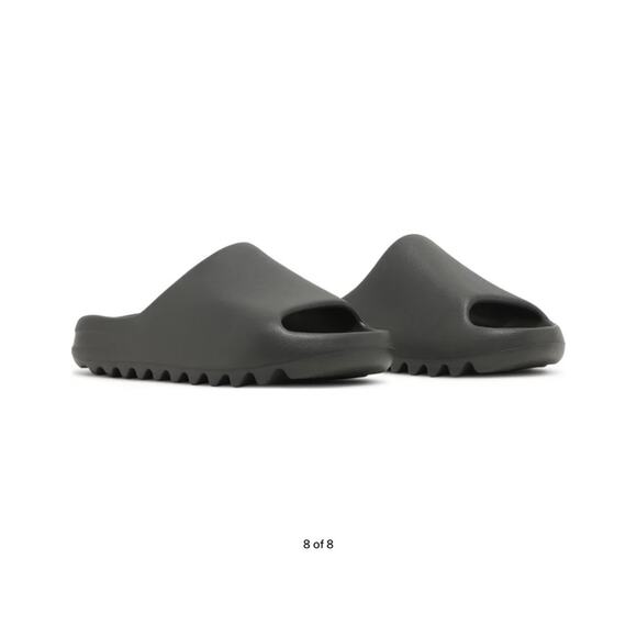 Adidas Yeezy slipper slides dark onyx size 6 - Picture 8 of 12